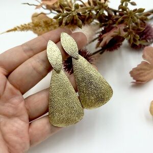 Amrita Gold Tone Metallic Earrings
